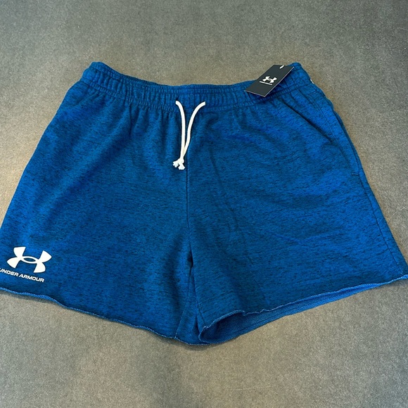 Under Armour Mens Rival Terry 6” LooseFit Shorts Size XL - Picture 6 of 11